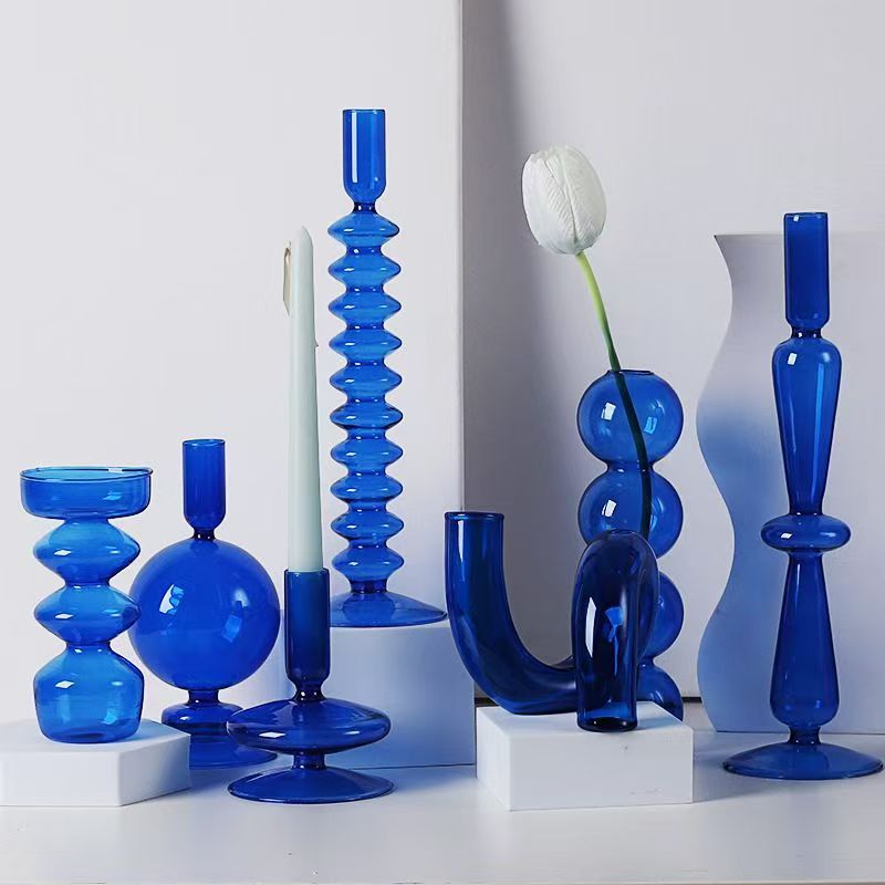高硼硅玻璃茶具烛台工艺品